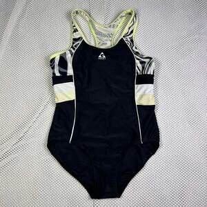 Gerry One-piece Swimsuit Girl's Sz 14 Vacation Cruise Beach Pool Zebra Print